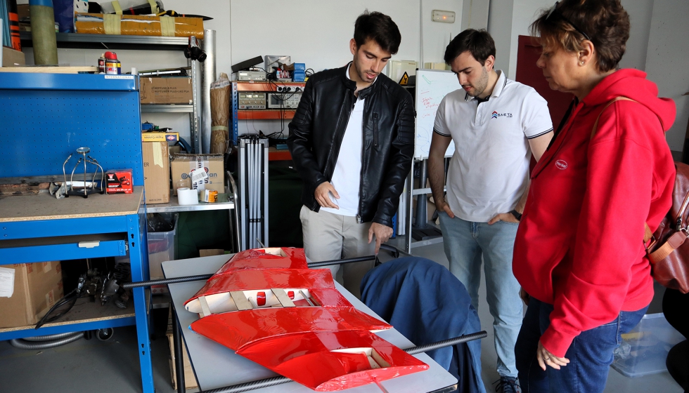 Miembros del equipo SAETA UC3M