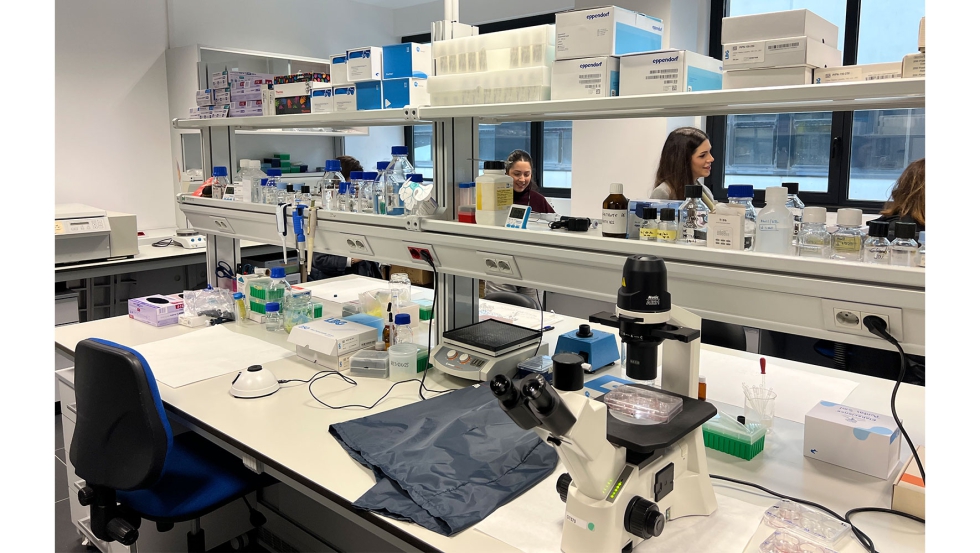 Laboratorio del Instituto de la Grasa (CSIC) en el que llevan a cabo sus investigaciones sobre la grasa del Aceite de Orujo de Oliva...