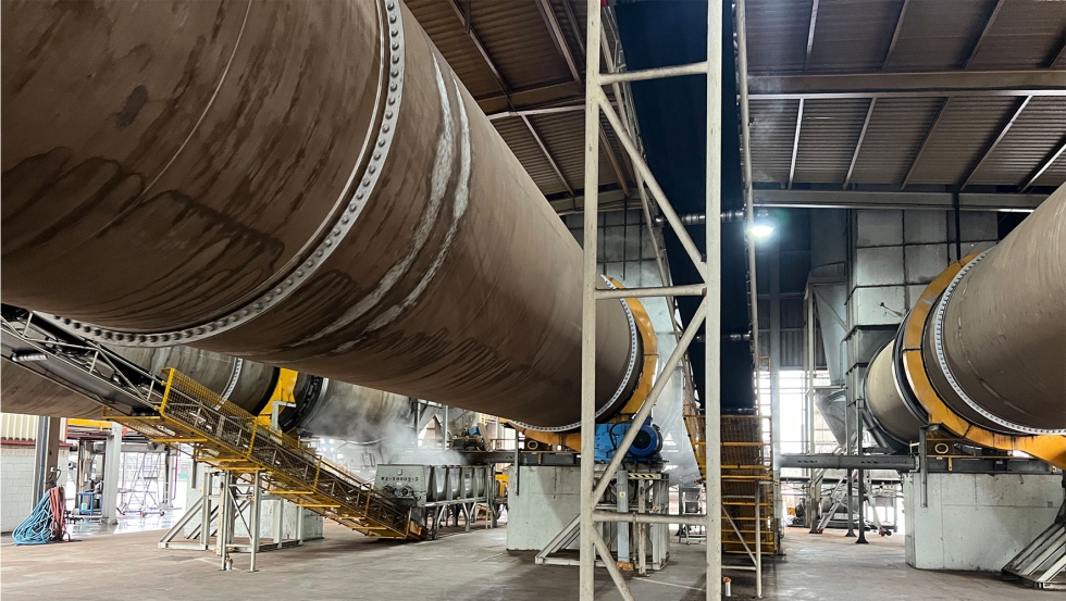 Tromel de secado del orujo graso hmedo