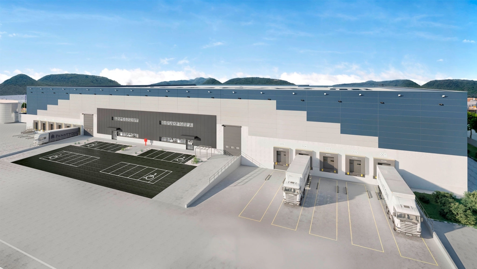 Visualizaci�n del almac�n de 13.270 m2 de vitoria Fase II