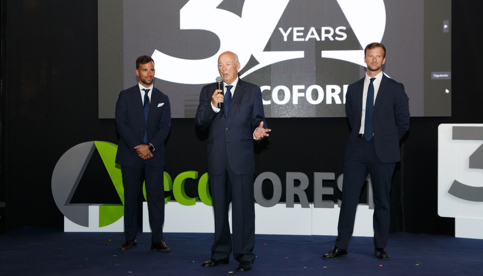 Jos� Carlos Alonso durante su discurso en el evento conmemorativo del 30 aniversario de la compa��a