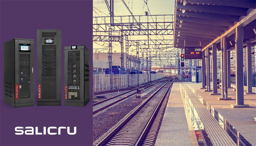 Las necesidades de la estructura ferroviaria quedan perfectamente cubiertas por los SAI/UPS de tipo modular y redundante...