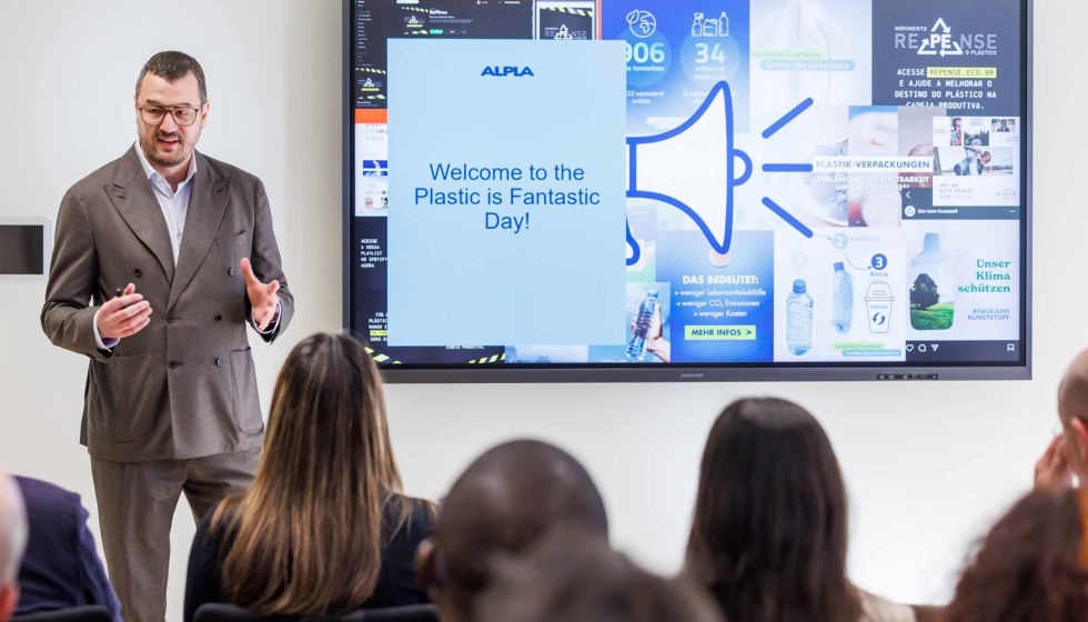 Dominic Fiel dio la bienvenida a todos los participantes del Plastic is Fantastic Day 2025