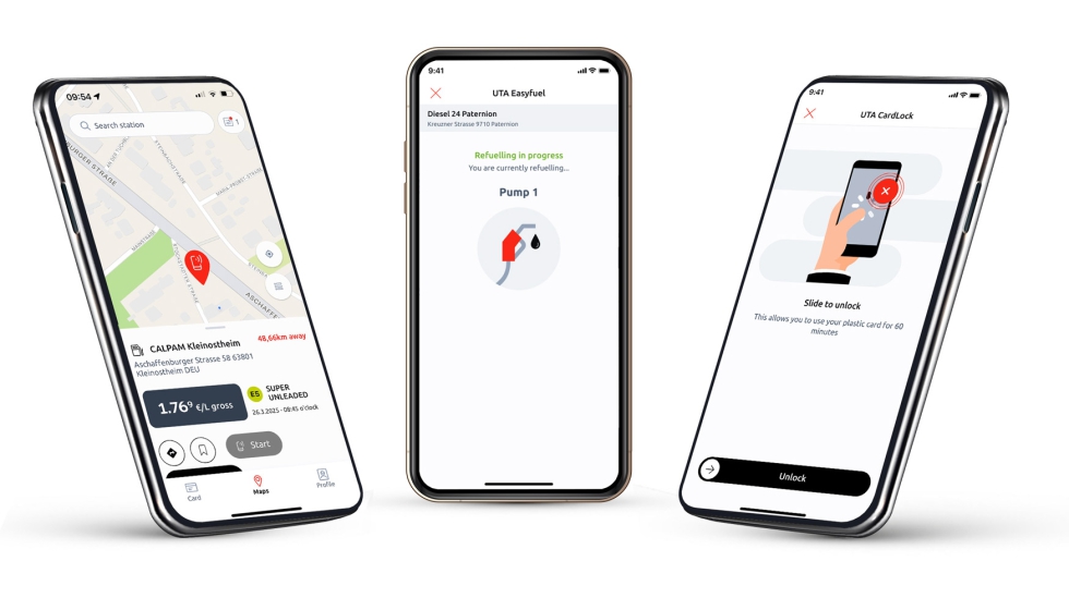 Foto de UTA Edenred lanza una app que integra su tarjeta de combustible digital y buscador de estaciones