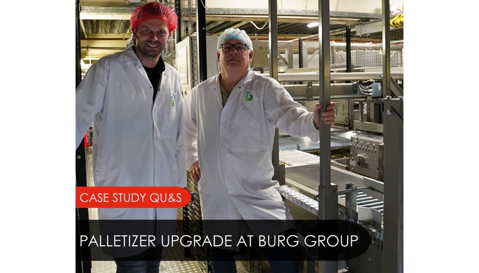 La adaptaci�n del paletizador ha incrementado la capacidad de 14 a 35 bandejas por minuto en la planta de Heerhugowaard...