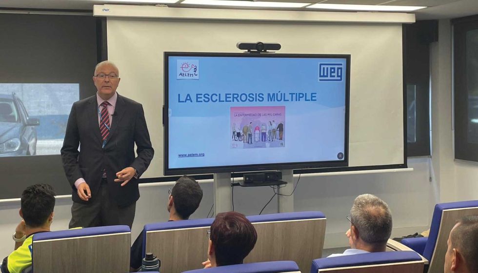 Foto de WEG Iberia se suma a la lucha contra la esclerosis mltiple