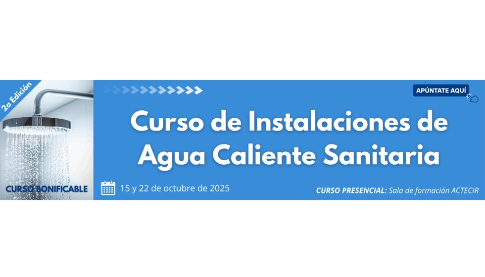 Segundo Curso de Instalaciones de Agua Caliente Sanitaria de Actecir