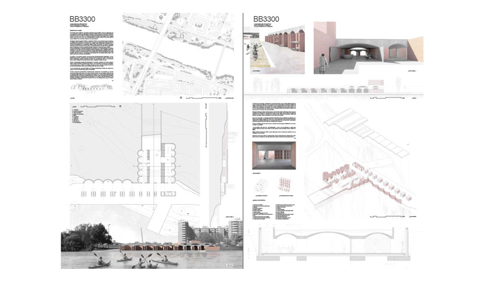Detalle del proyecto B3300 de Jorge Buil Teller, Noordin Hassan Burguete y Paula Agudo Vicente de la Escuela de Arquitectura de Granada...