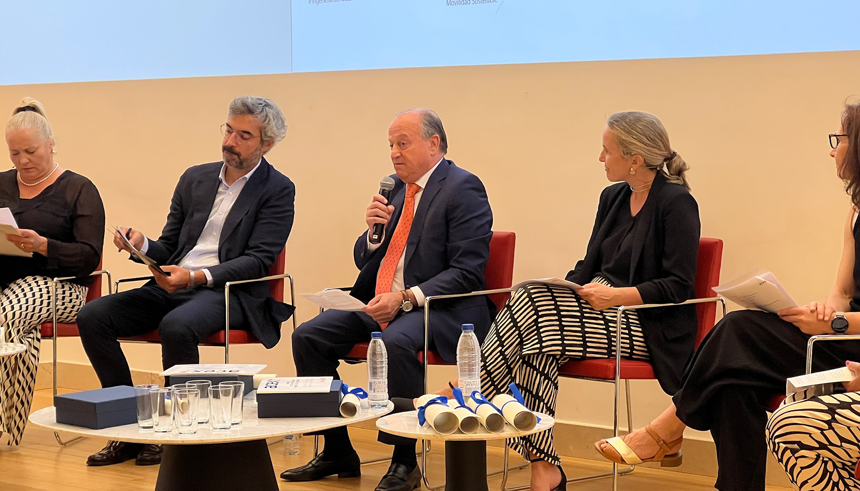 Federico Soria, durante la entrega del XXI Premio Nacional ACEX a la Seguridad en Conservacin