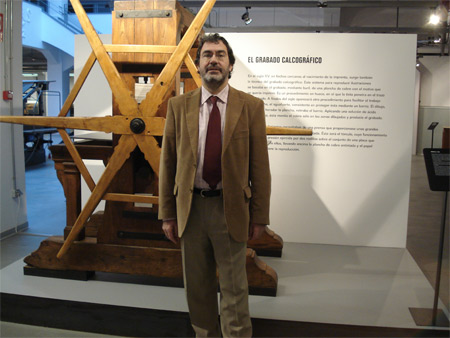 Jos Bonificaci Bermejo, director de Imprenta Municipal-Artes del Libro