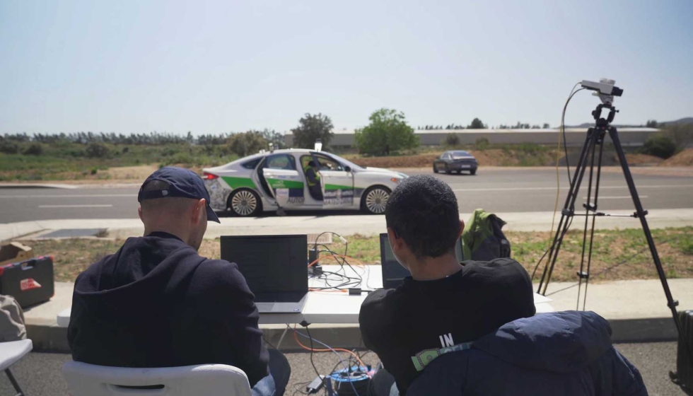 La primera validacin se llev a cabo en el rea urbana del circuito de pruebas ADAS/CAV de Applus+ Idiada, en el Baix Peneds...