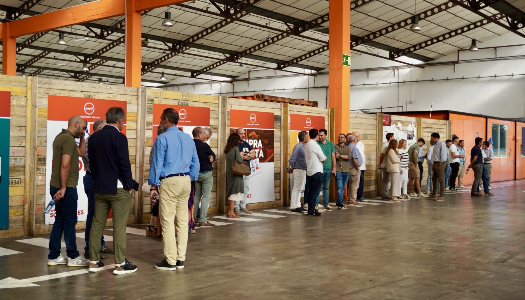 Numerosos profesionales quisieron ver en directo las ventajas de la maquinaria GAM