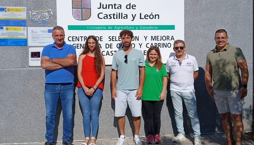 Visita de los ganaderos italianos a Ovign en compaa de tcnicos y ganaderos de AESLA