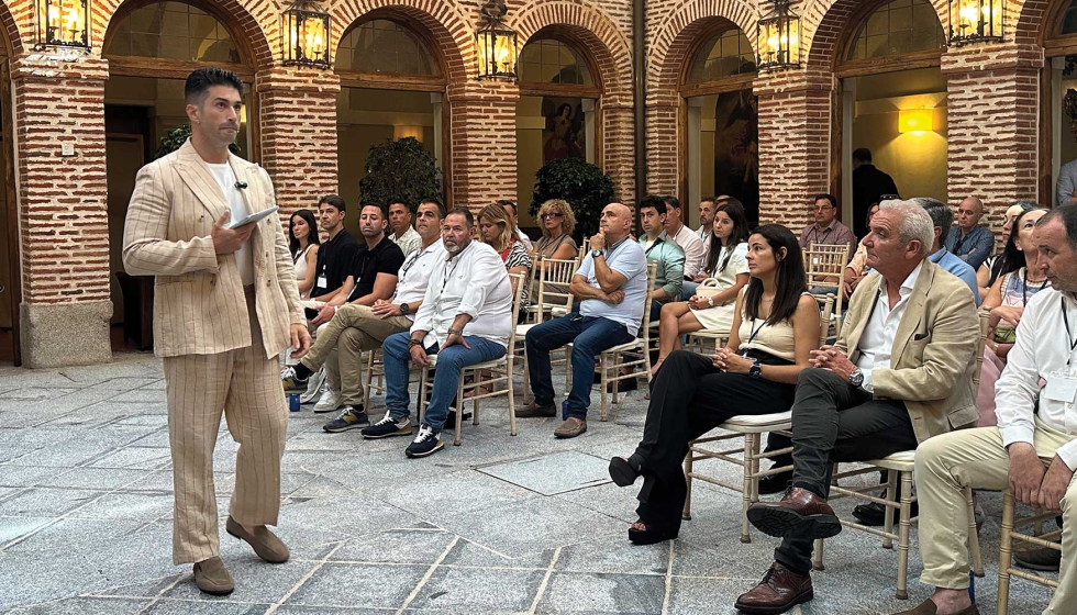 Juan Oliver, CEO de Grupo Marver, durante la presentacin de la convencin Inspo