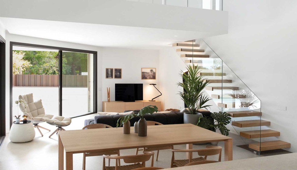 Detalle del interior de la vivienda con un dise�o muy mediterr�neo