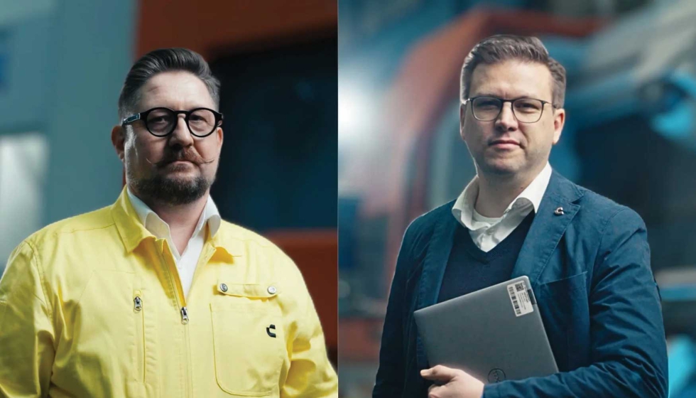 A la izq., Michael Herrmann, gestor de cuentas de Niles-Simmons (NSH Group). A la dcha...