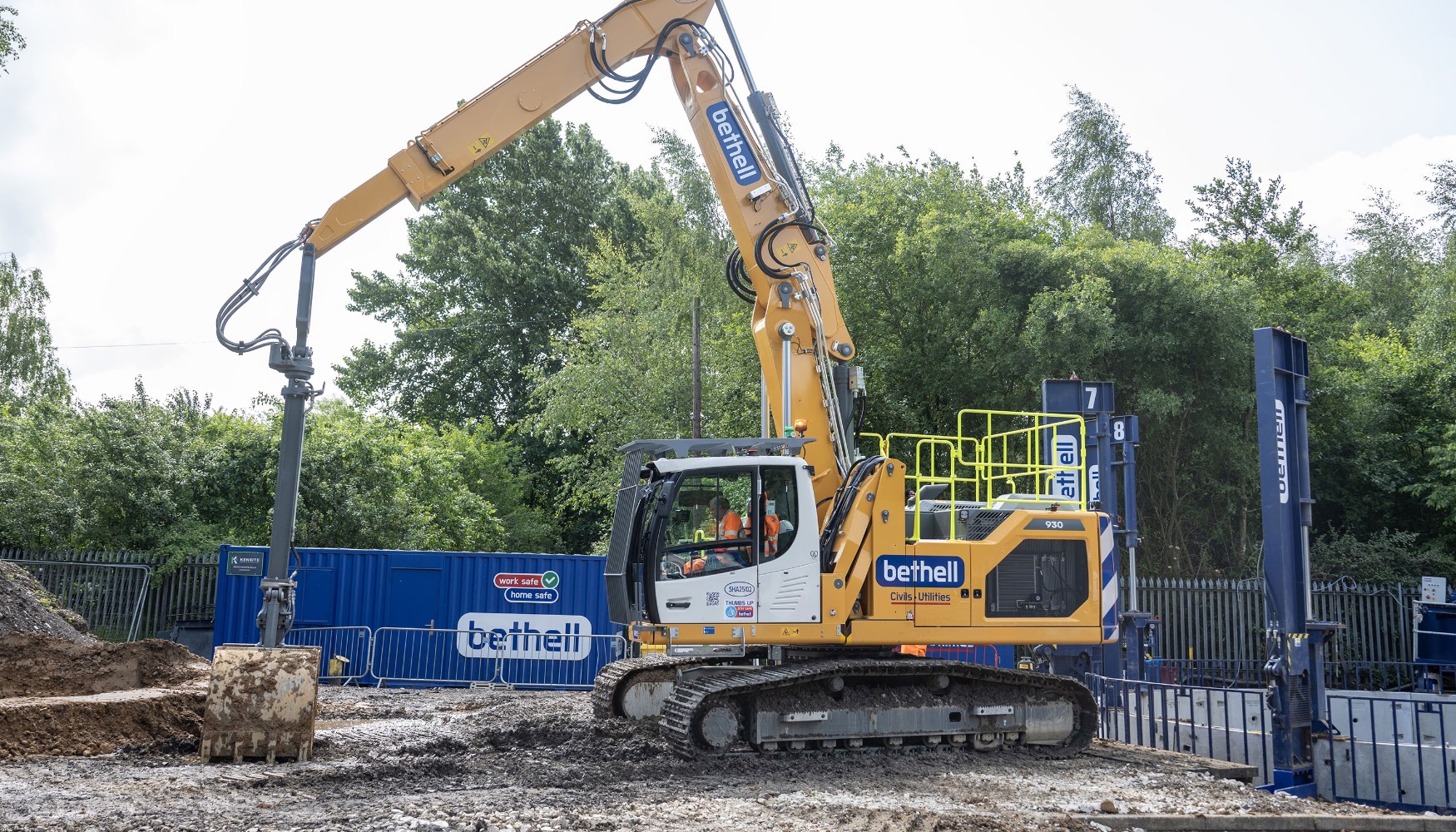 Las excavadoras R 930 especiales estn adaptadas expresamente a los requisitos de la empresa Bethell