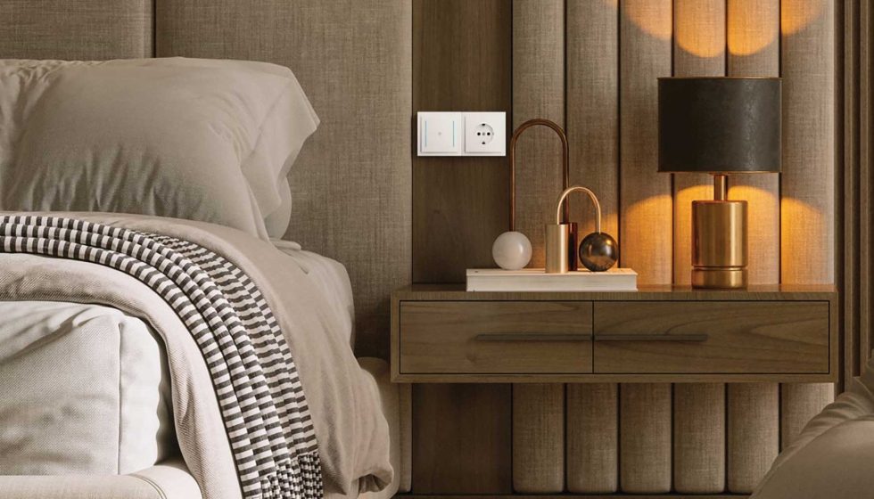 la colecci�n de interruptores Alba combina dise�o y sostenibilidad y est�n fabricados en un 98% con materiales reciclados...