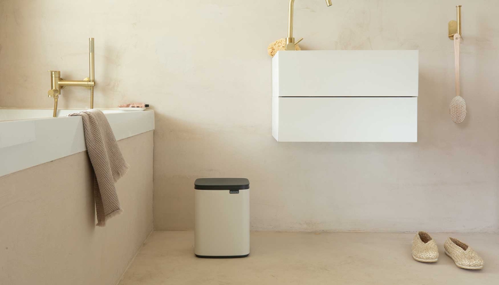 Cubo Bo de 7L en color Soft Beige