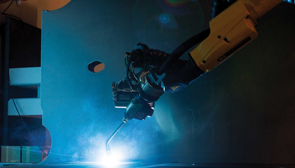 Soldadura de peinado con MAG. Foto: Fronius Espaa