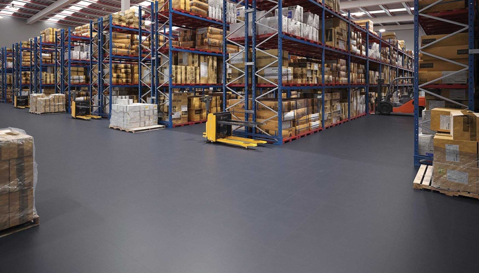 Almac�n con losetas Modulfix