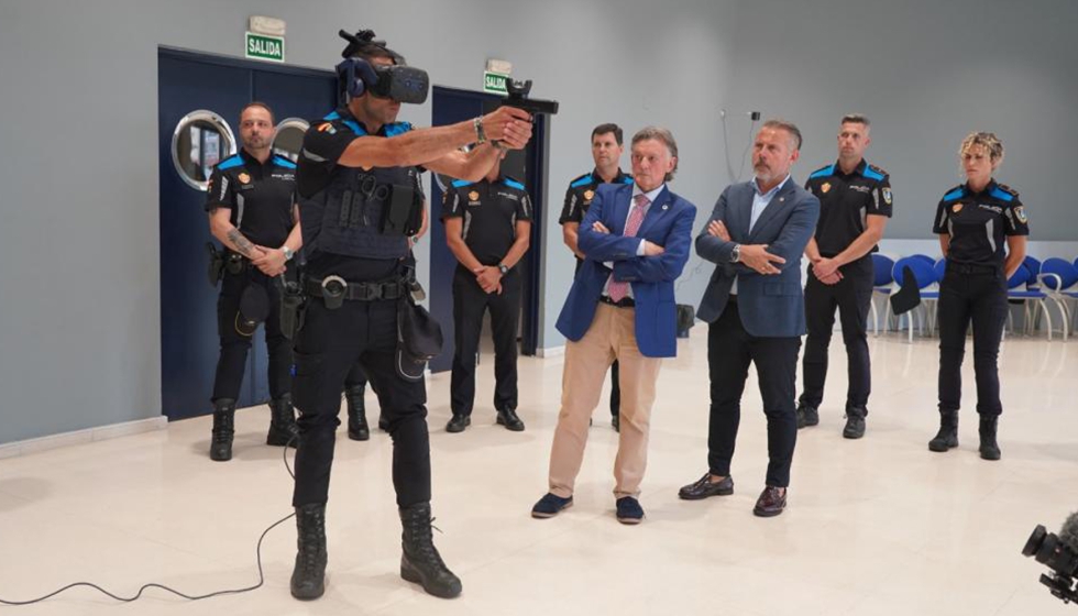 Demostraci�n del sistema 'Octopus' en las dependencias del Rubil de la Polic�a Local de Oviedo