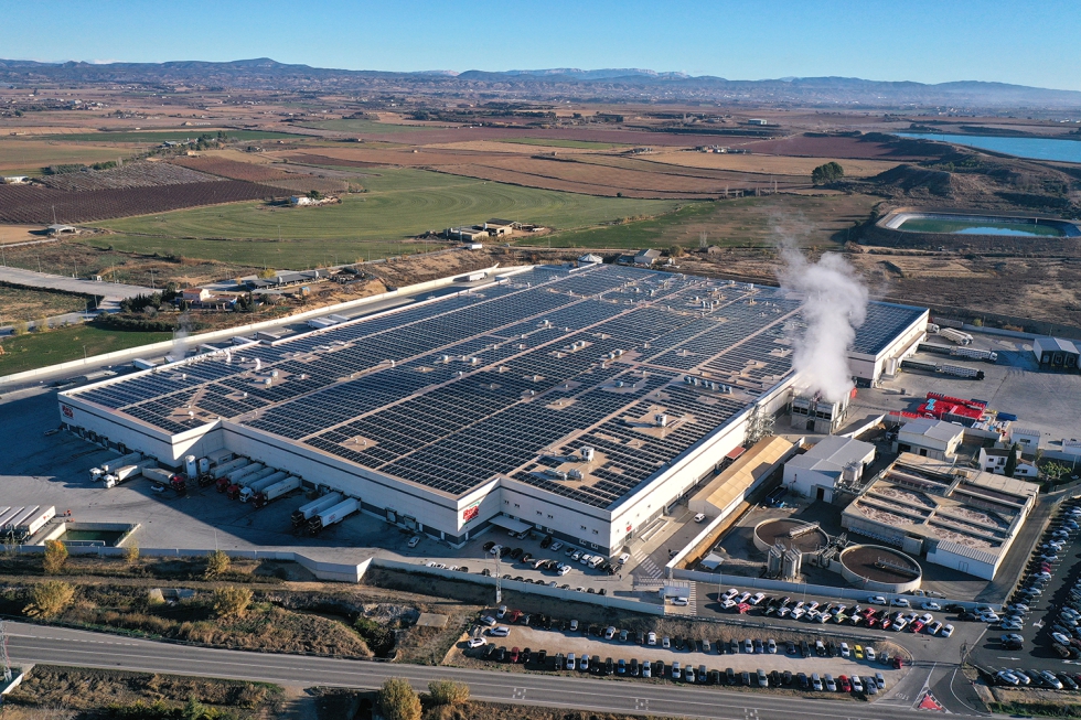 Planta fotovoltaica en la cubierta de Litera Meat