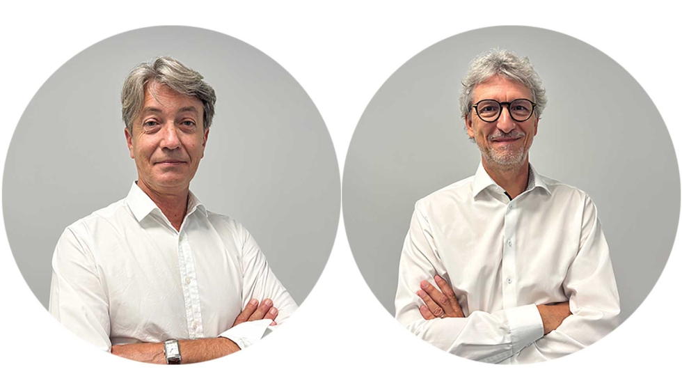 Ygor Mikhailoff y Thierry Parent, market segment managers for Plastics & QMC de Stubli