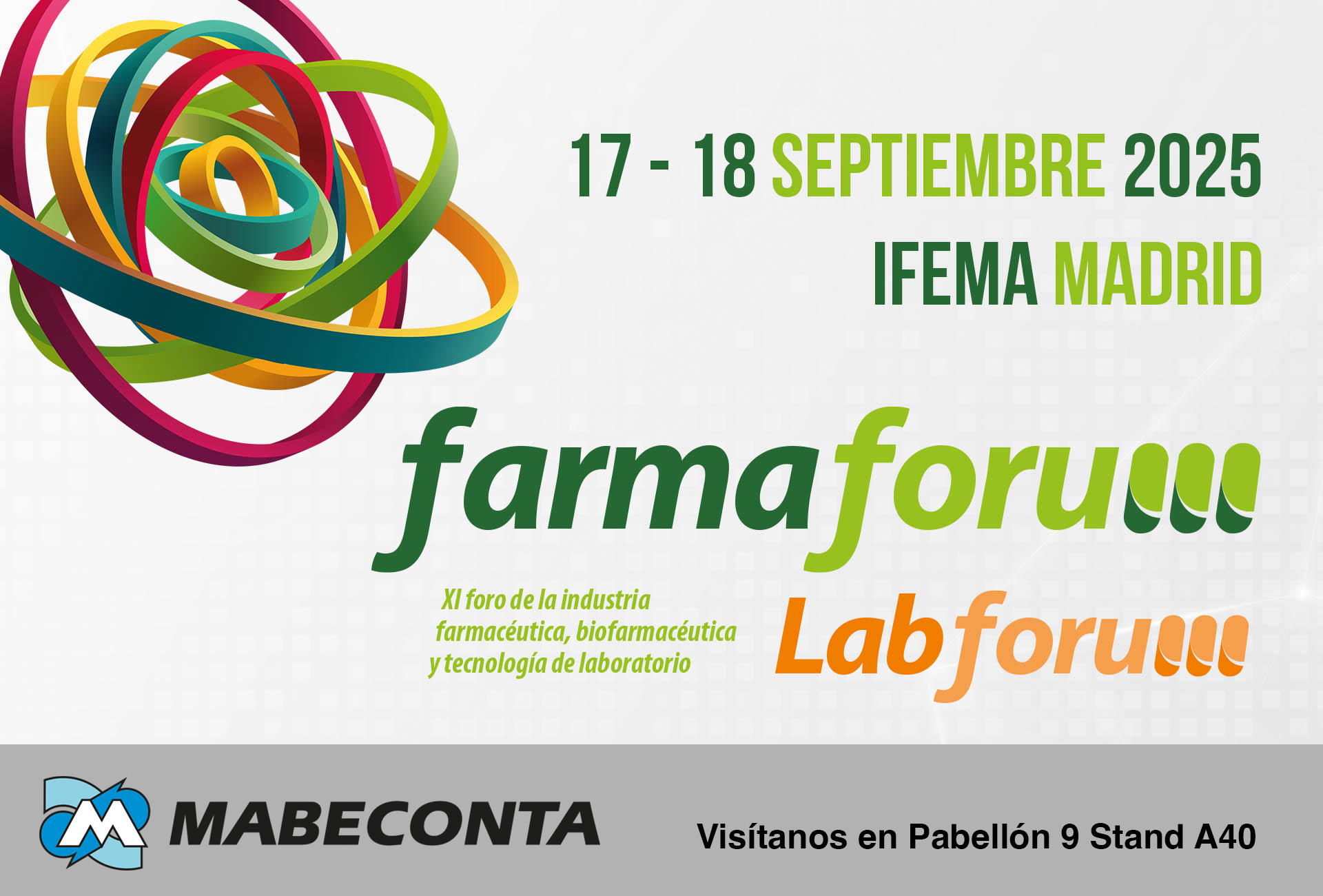 MABECONTA ASISTIR A LA XI EDICIN DE FARMAFORUM