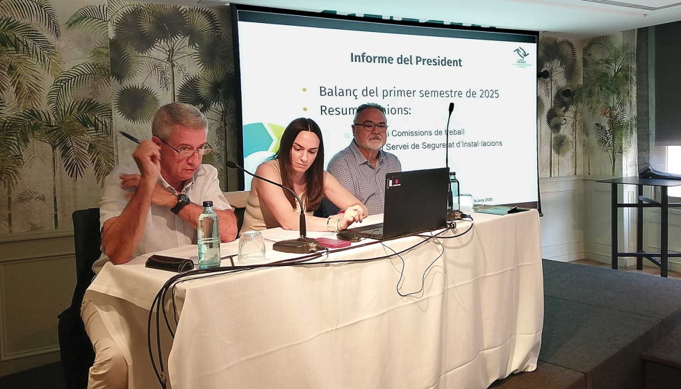 Un momento de la intervencin del presidente saliente Pedro Piero