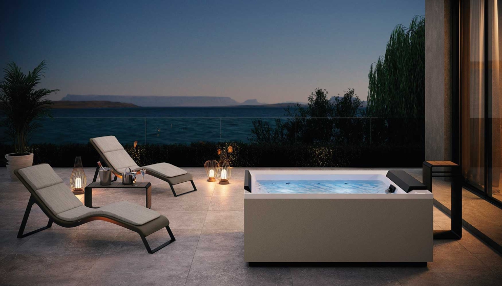 Foto de Outdoor Spa de Novellini: soluciones modulares para el bienestar exterior