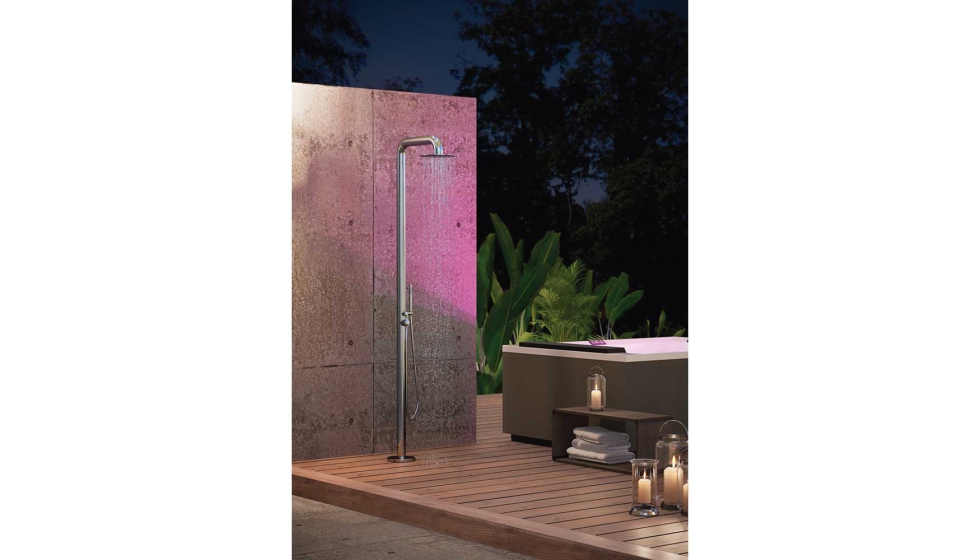 Columna SPA en acero inoxidable