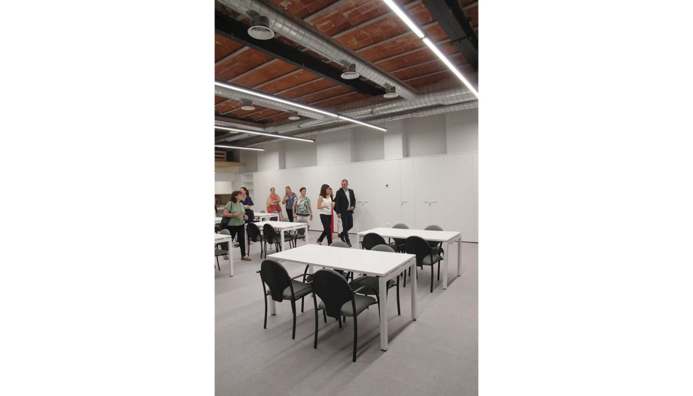 La nueva sede de la Fundaci�n Avan garantiza la accesibilidad y adaptabilidad a las necesidades terap�uticas de sus usuarios...