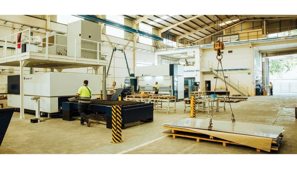 Gracias a Trumpf, la nave de produccin de Gimetal volvi a funcionar en un tiempo rcord