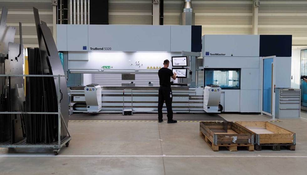 Quinadora TruBend 5320. Foto: Fronius