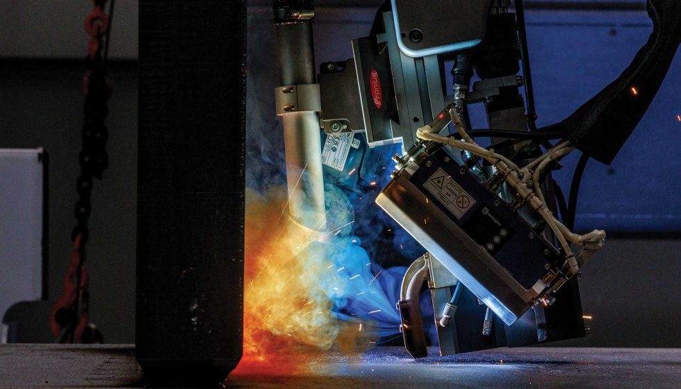 Passagem de raiz com o sistema LaserHybrid. Foto: Fronius