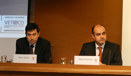 Pablo Martn, director of Asefave, and Manuel Snchez, president of FDP