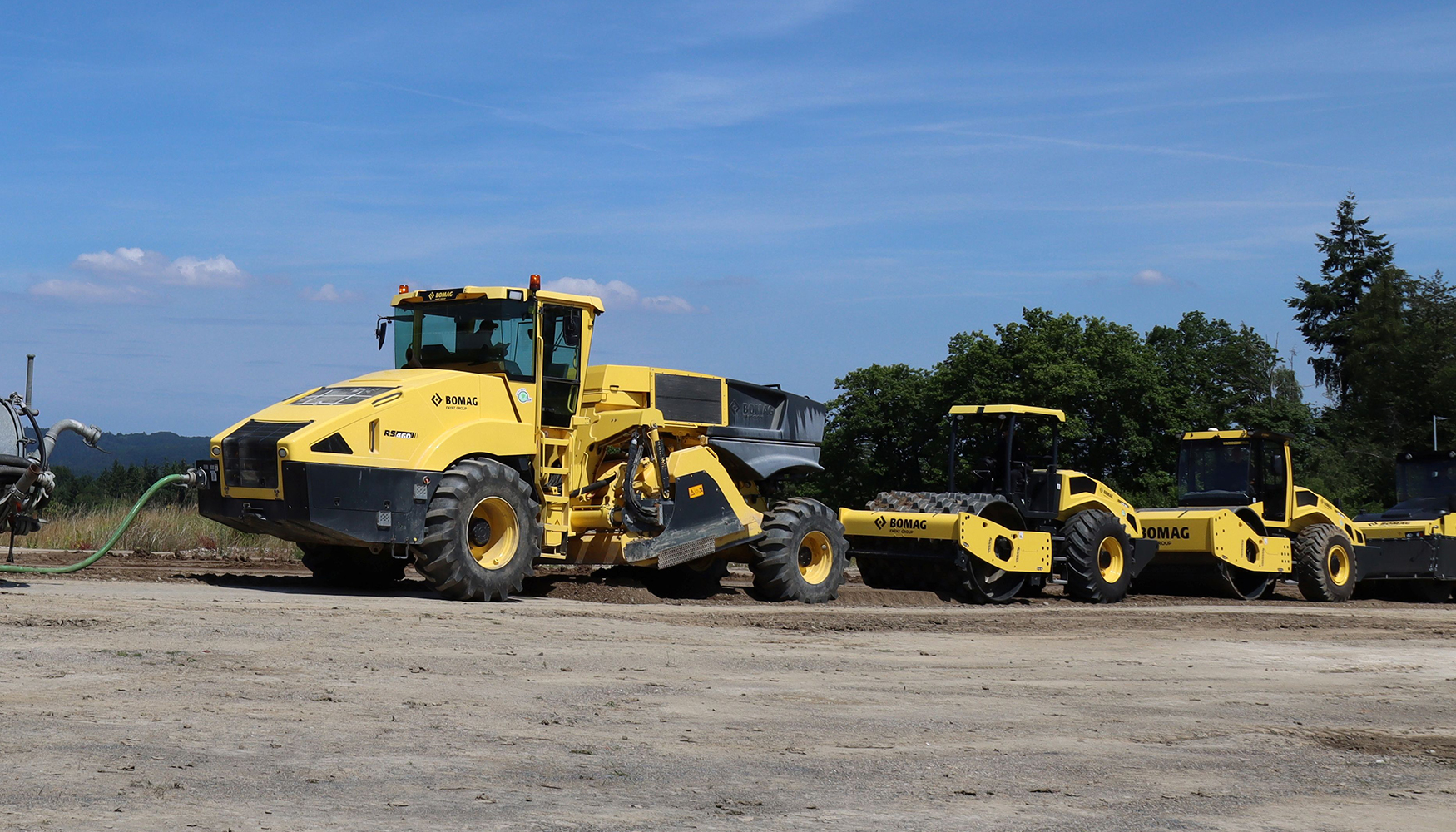 Demostraciones llevadas a cabo con maquinaria Bomag