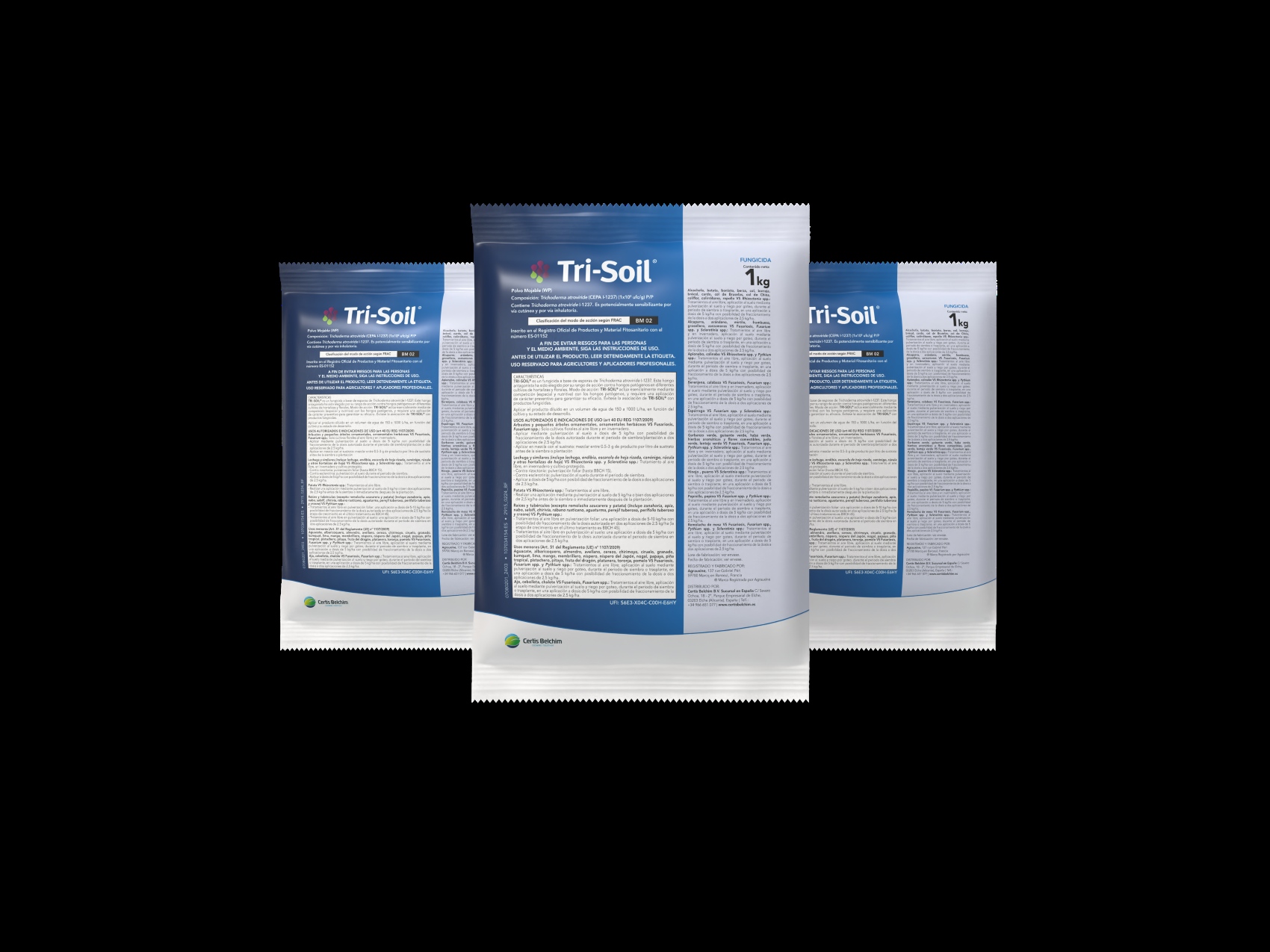 Im�genes del fungicida Tri-soil (ES-01152) de Certis Belchim