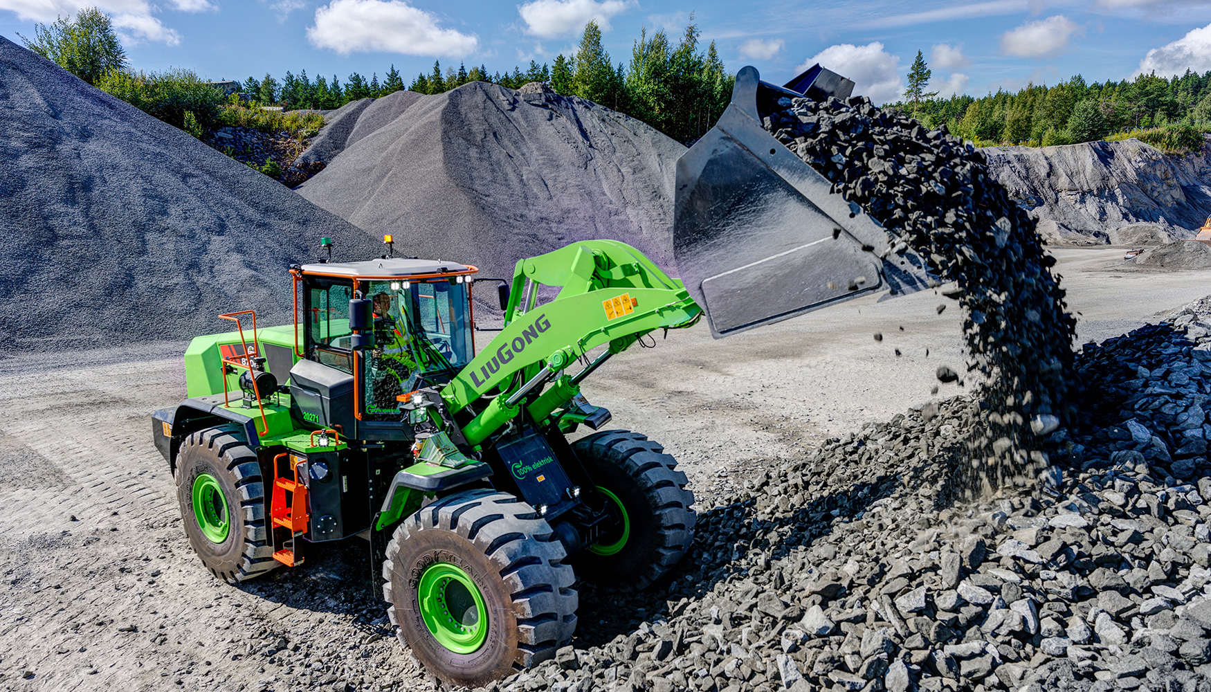 Pala cargadora el�ctrica LiuGon 870HE