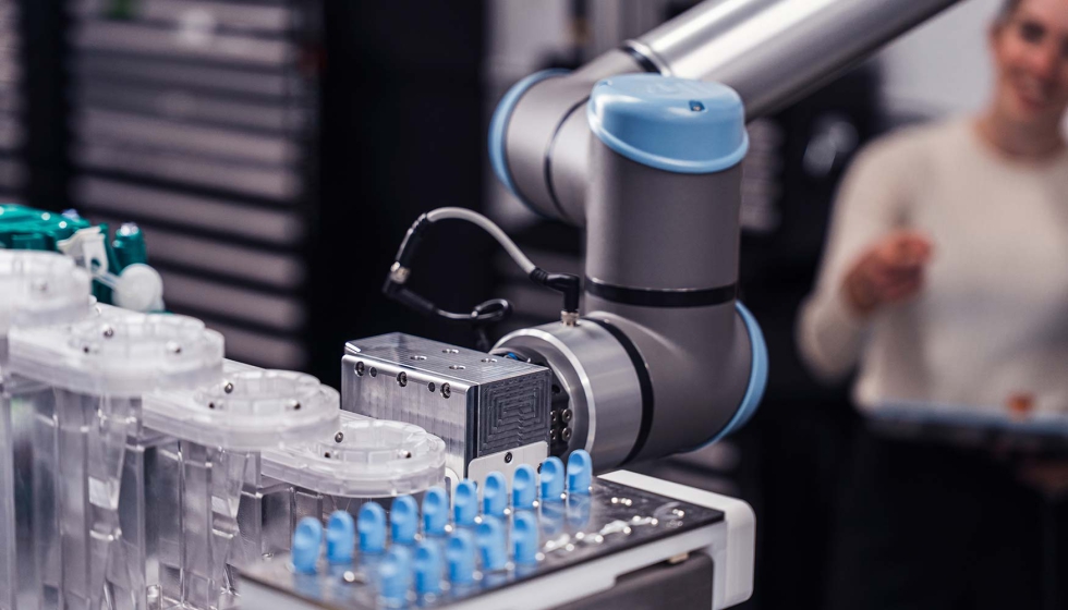 Una de las caracter�sticas que Multiply Labs tuvo en cuenta fue la repetibilidad submilim�trica de los cobots UR