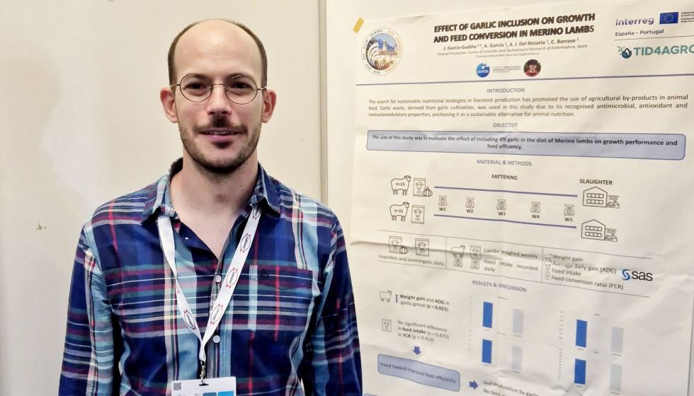 Javier Garc�a Gudi�o, investigador del �rea de Producci�n Animal de CICYTEX...