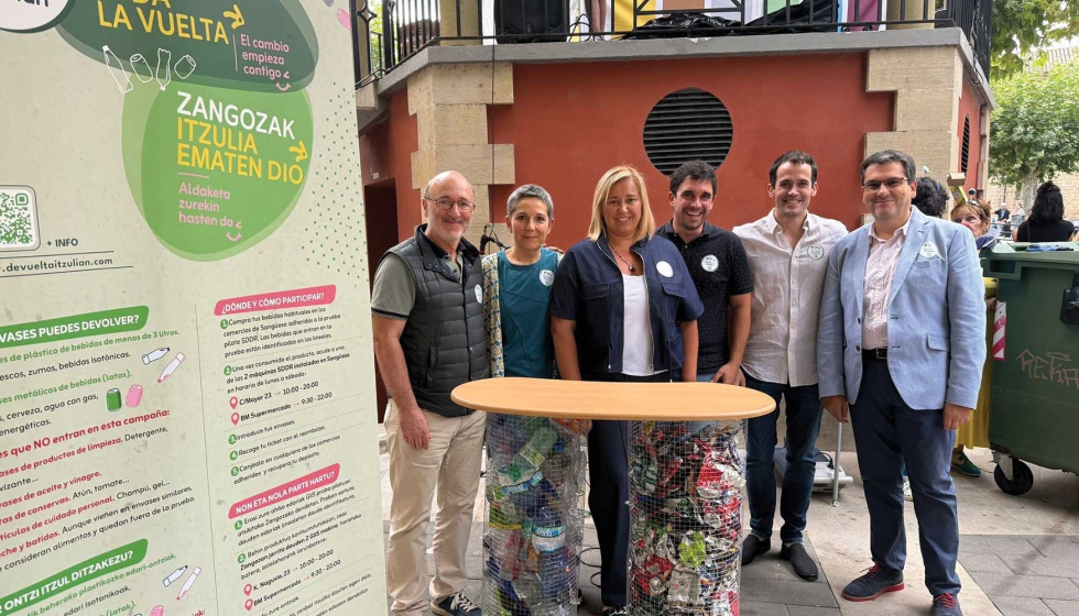 En el acto participaron, entre otros, el director de Econom�a Circular de la Direcci�n de Medio Ambiente del Gobierno de Navarra...