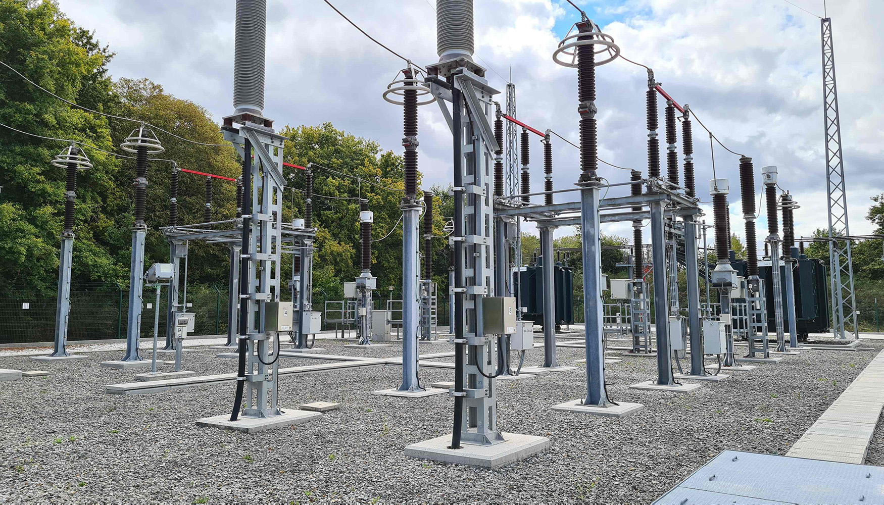 Subestaci�n el�ctrica de Tomeza (Pontevedra), puesta en servicio por Lantania