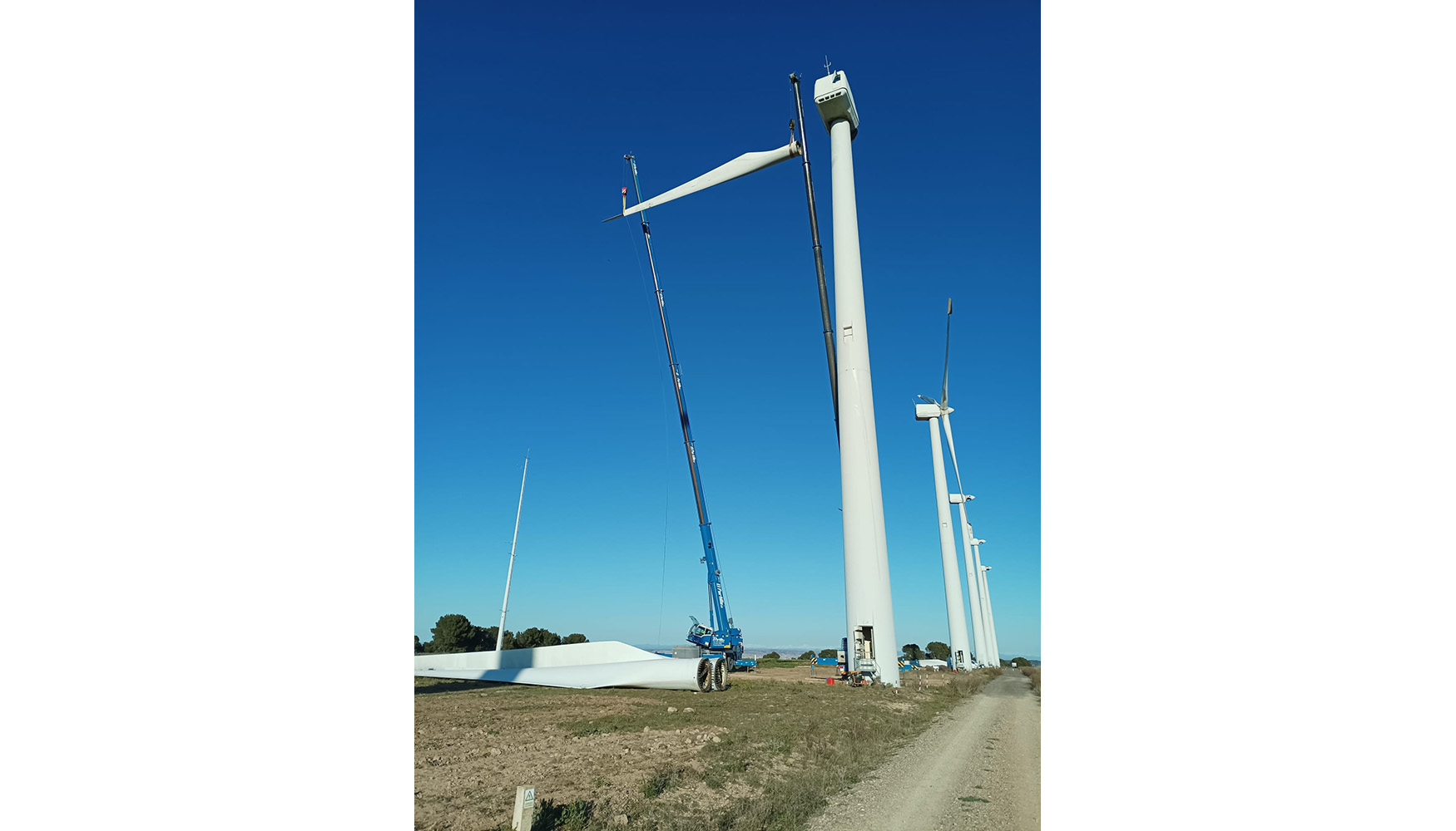 Desmontaje de una pala e�lica