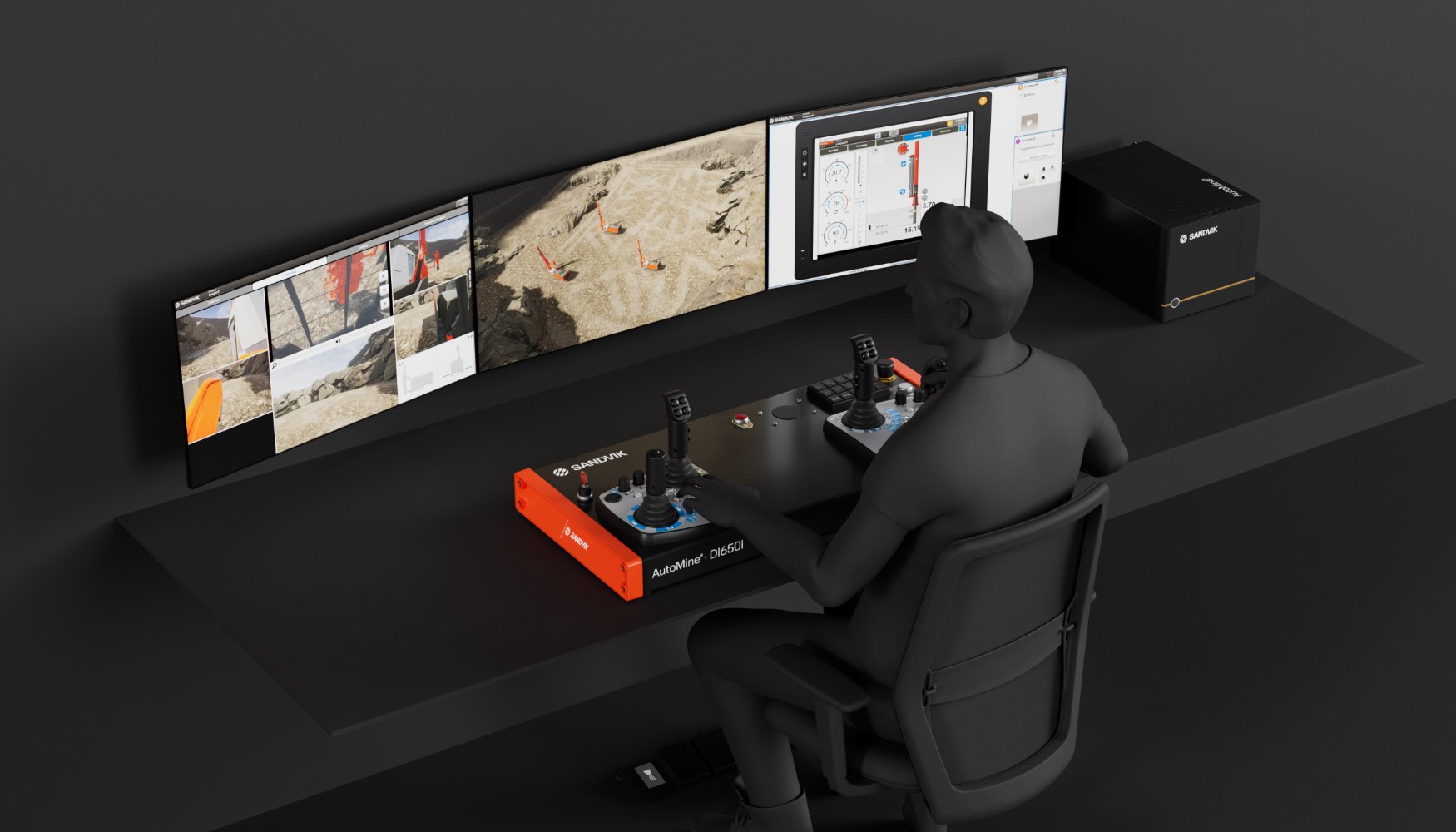 Simulador de entrenamiento Automine para perforacin en superficie