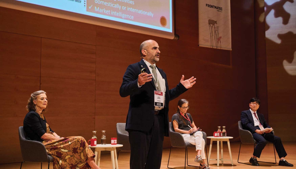 Jorge Correa, del Canadian Meat Council, durante su intervencin