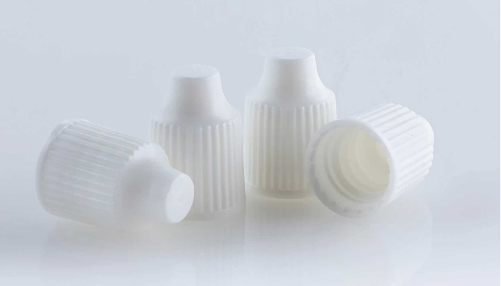 Fig. 4: Tapn de cierre para frascos pequeos de colirio  fabricado con la nueva EcoPower Primus