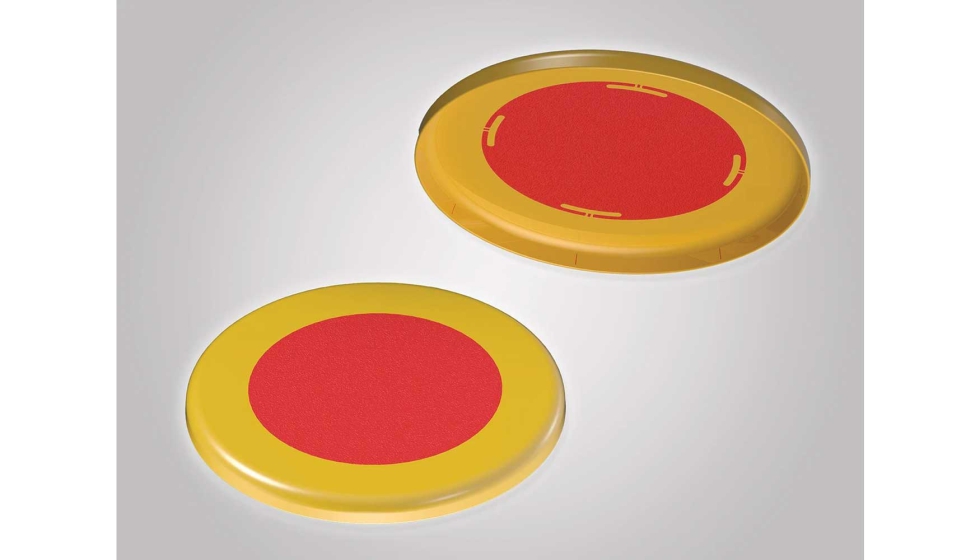 Figs. 10 a+b: Disco Frisbee: fabricado en una SmartPower 120/350 LIM en el stand de Momentive (Im-genes: Momentive)...