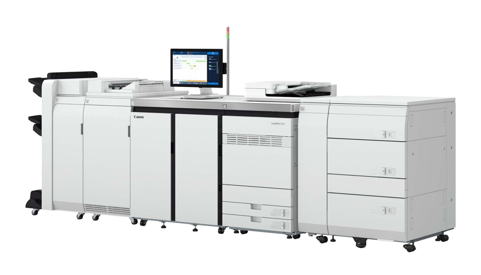 La Imagepress V1000 cuenta con una nueva bandeja de papel alimentada por vac�o que permite trabajar de forma fiable con los tipos de papel m�s...